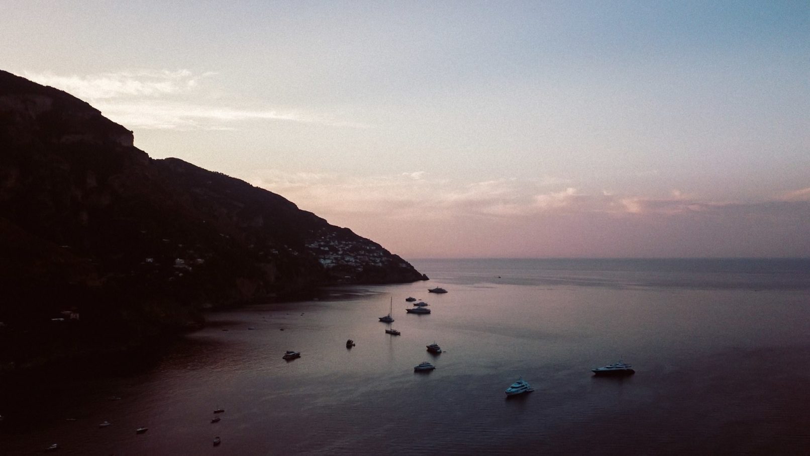 positano italy amalfi coast dawn