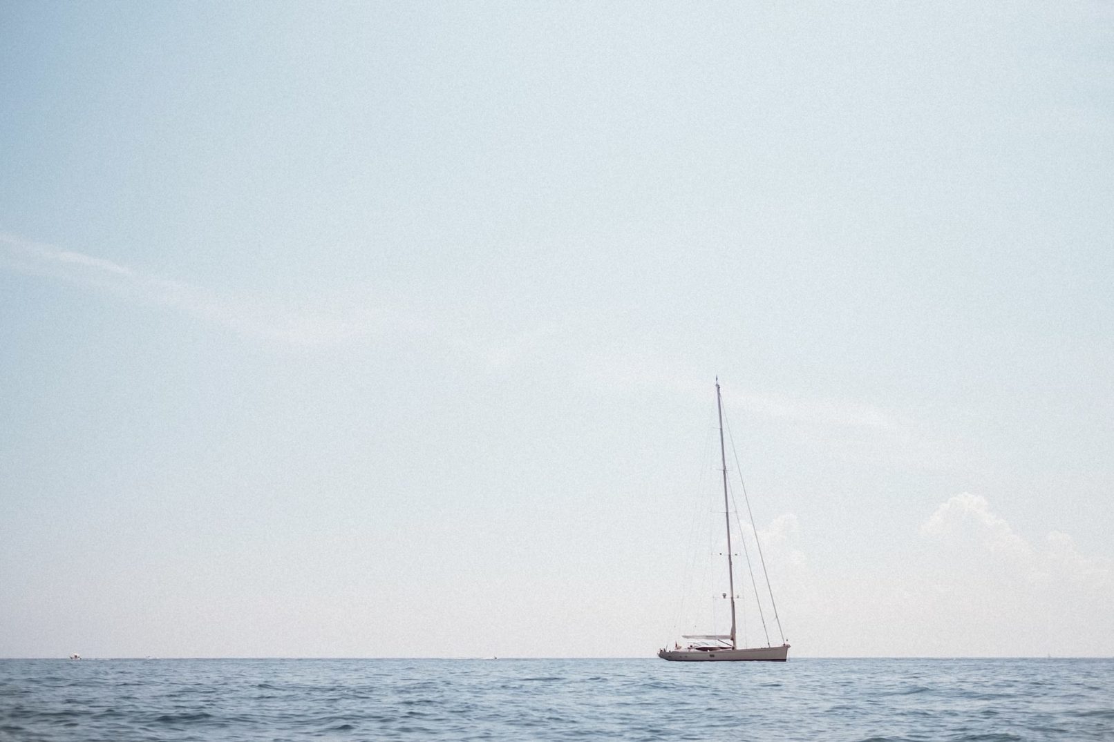 positano amalfi coast sailboat
