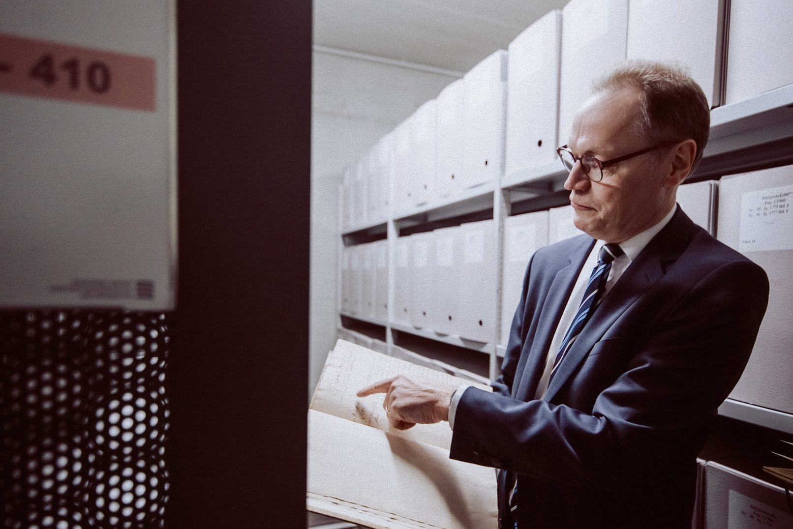 Akten im Mannheimer Stadtarchiv